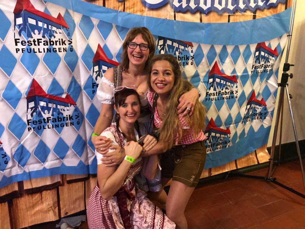Mey, Melli und Christine,
